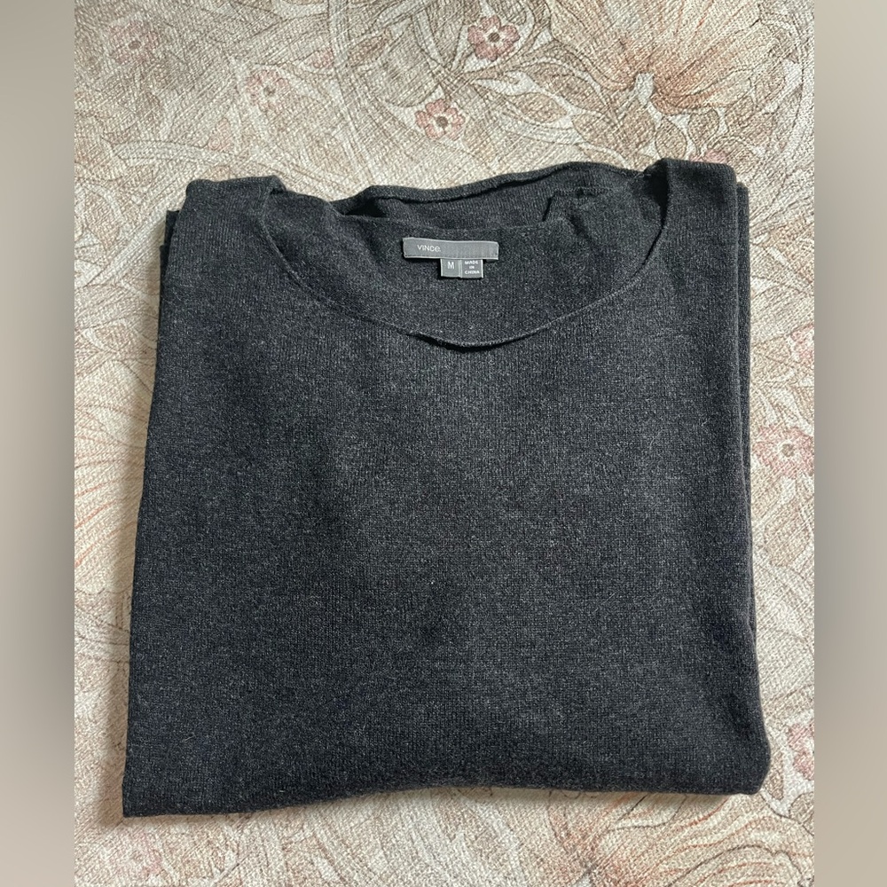 Vince Wool Cashmere Crew Neck Sweater